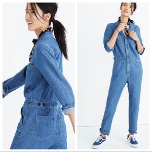 Madewell Denim Coverall Jumpsuit